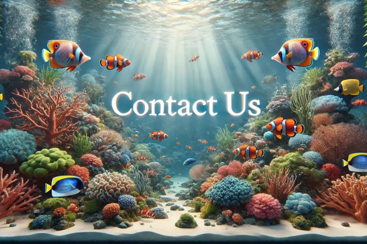 Contact us Aquarium keeping and reef keeping page