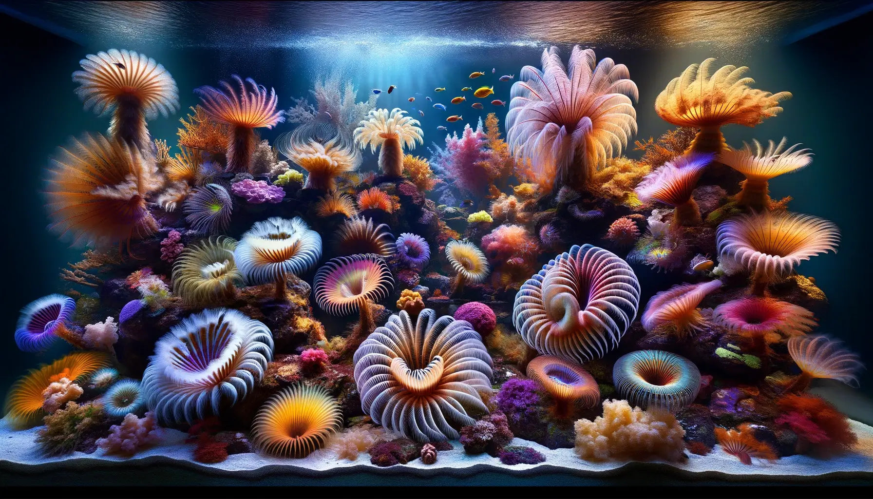 Feather Dusters and Fan Worms in Reef Aquariums