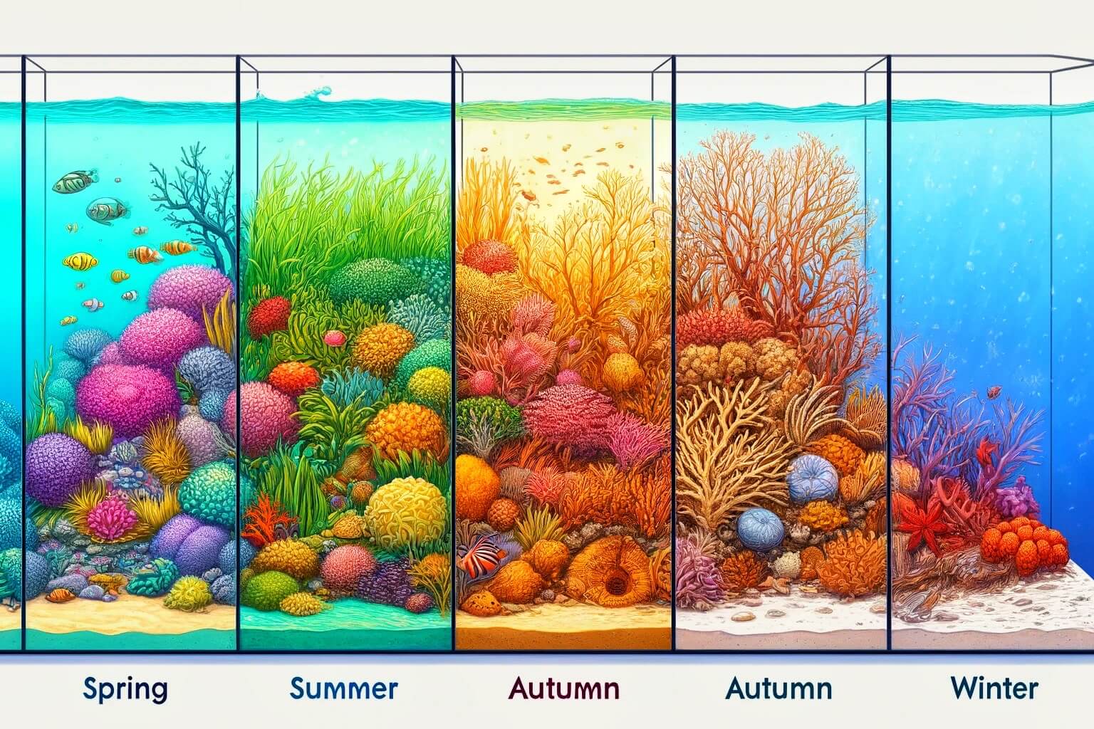 Seasonal Changes in Reef Tanks